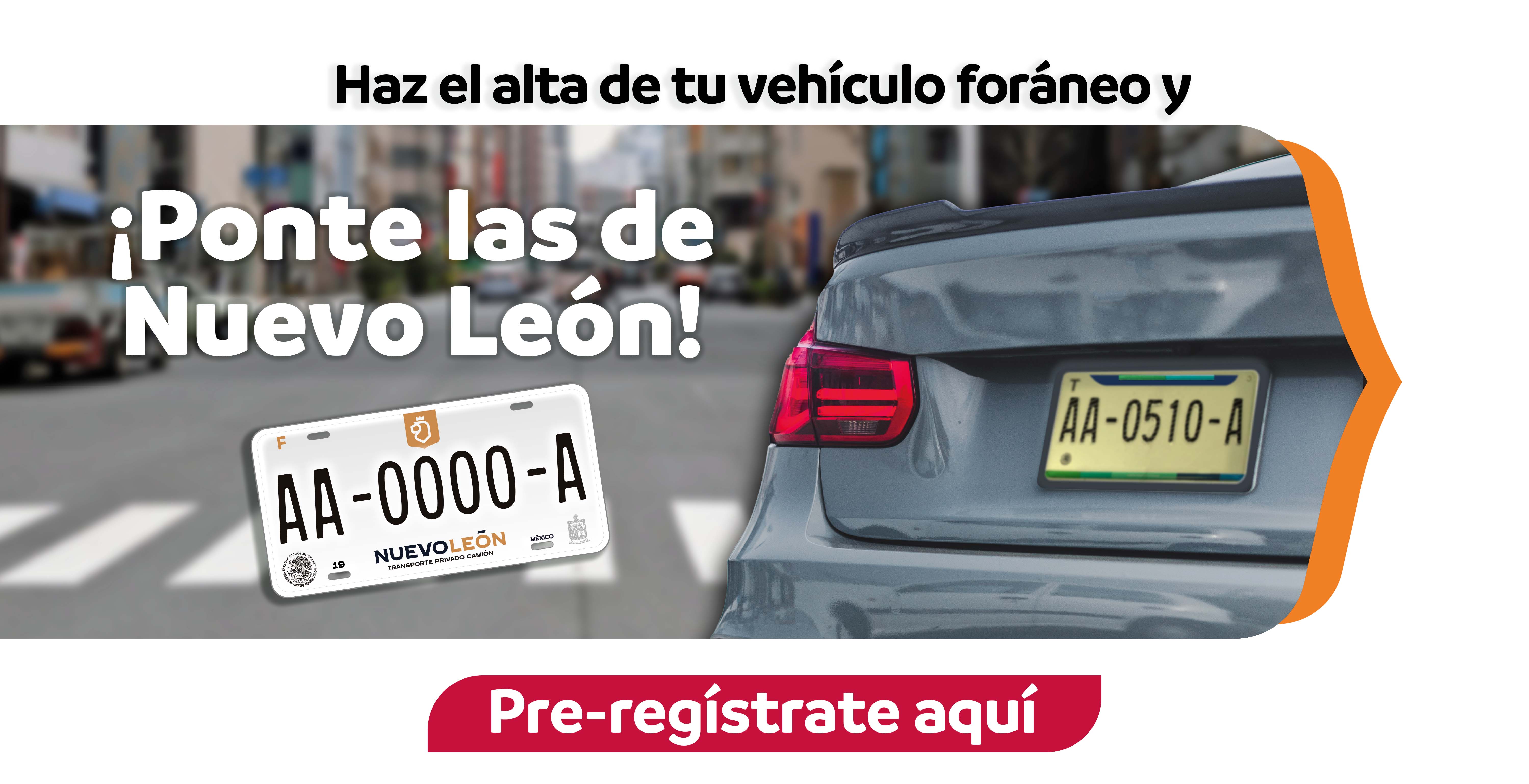 Haz el alta de tu vehículo foráneo aqui